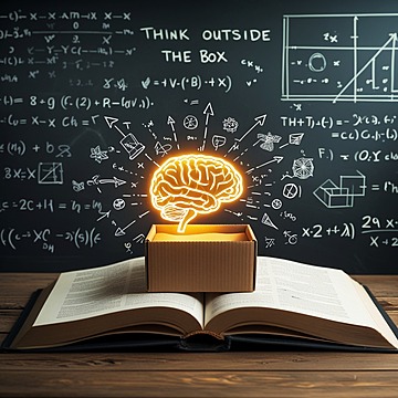 logotipo conceitual de tecnologia e educação:
            um livro aberto onde emerge um cérebro digital brilhante, cercado por ícones 
            de Wi-fi, circuitos e lâmpada de ideia. Cores em tons de azul e branco.
